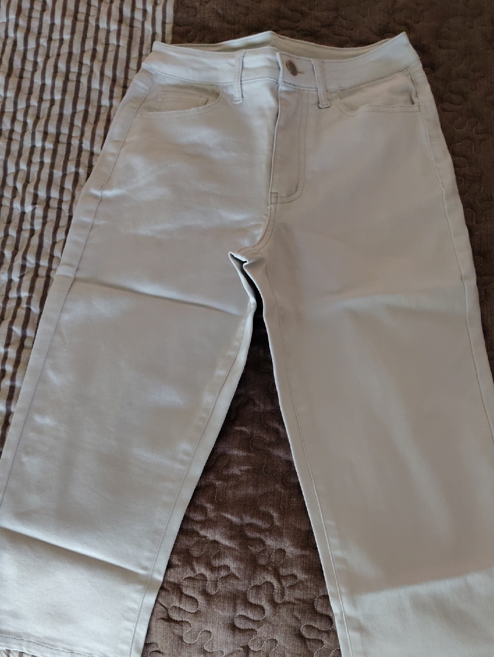 Blair Off-White Straight Leg Jeans